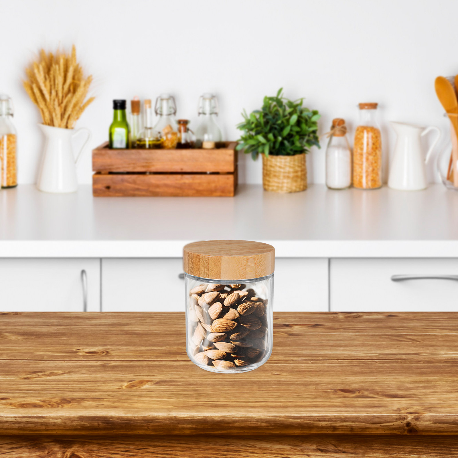 โหลแก้วเก็บอาหารในครัว 4 ชิ้น  - Food Storage Glass บทวิจารณ์และราคา
