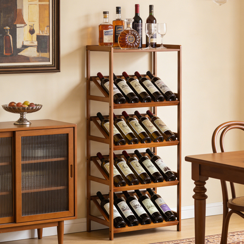 ชั้นวางไวน์หรูหราสไตล์เรโทร ทำ - Food Storage In Cabinets บทวิจารณ์และราคา