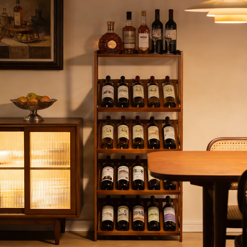 ชั้นวางไวน์หรูหราสไตล์เรโทร ทำ - Food Storage In Cabinets บทวิจารณ์และราคา