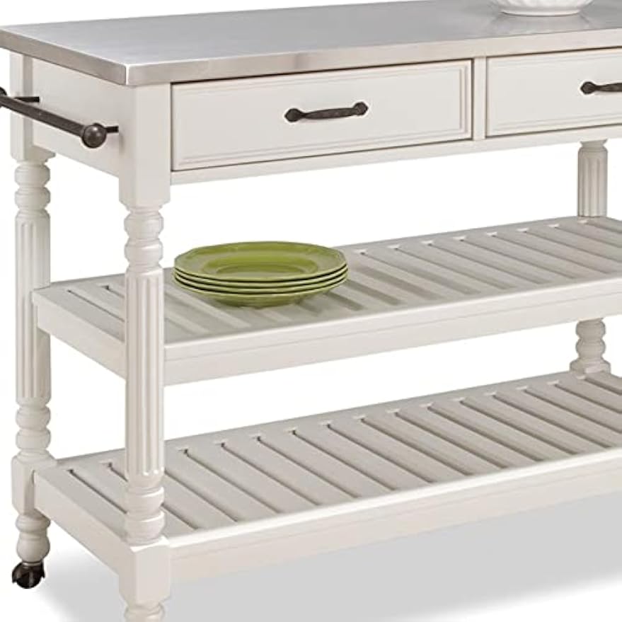 รถเข็นครัวเคลื่อนที่พร้อมล้อเล - Food Storage In Cabinets บทวิจารณ์และราคา
