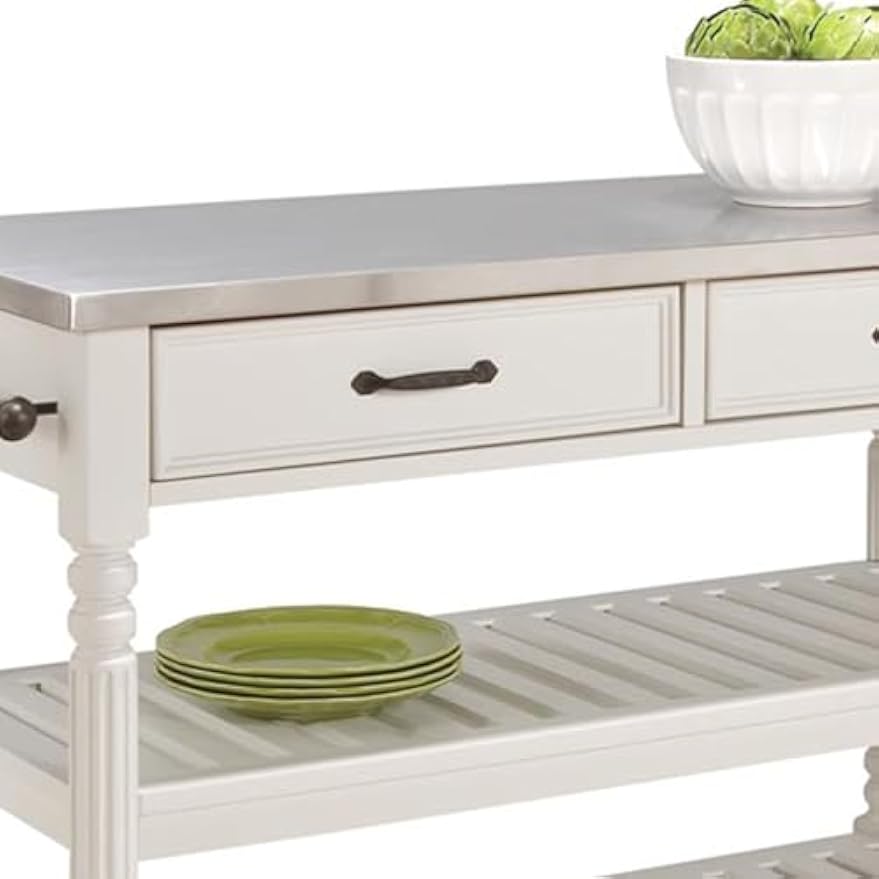 รถเข็นครัวเคลื่อนที่พร้อมล้อเล - Food Storage In Cabinets บทวิจารณ์และราคา