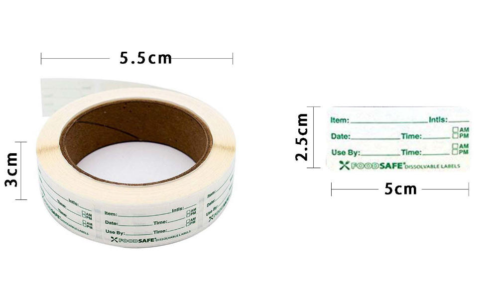 สติกเกอร์ติดอาหารสำหรับบรรจุภั - Food Storage Expiration Dates บทวิจารณ์และราคา